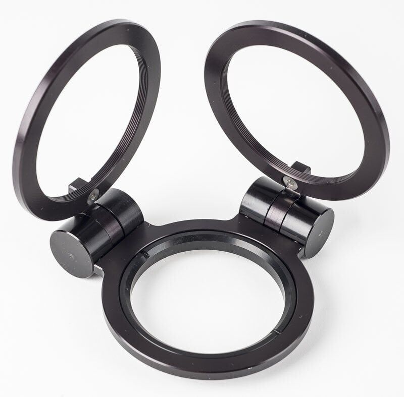 Saga çiftli diopter tutucu