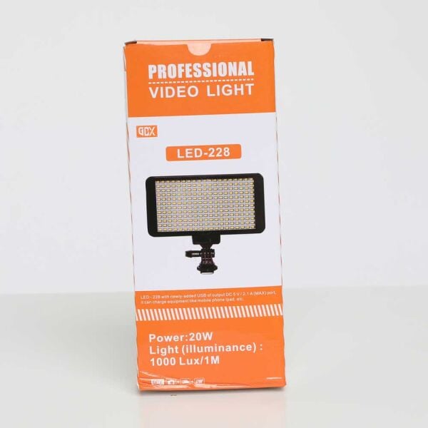 GDX Pro Led 228AS Bataryalı 2'li Sürekli Led Işık Seti