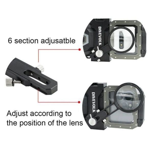 DIVEVOLK Lens / Filtre Adaptör