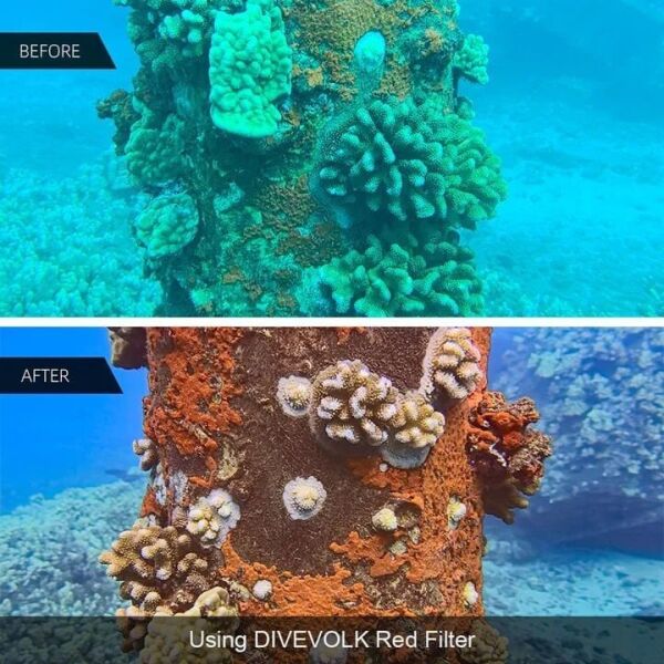 DIVEVOLK Kırmızı Filtre