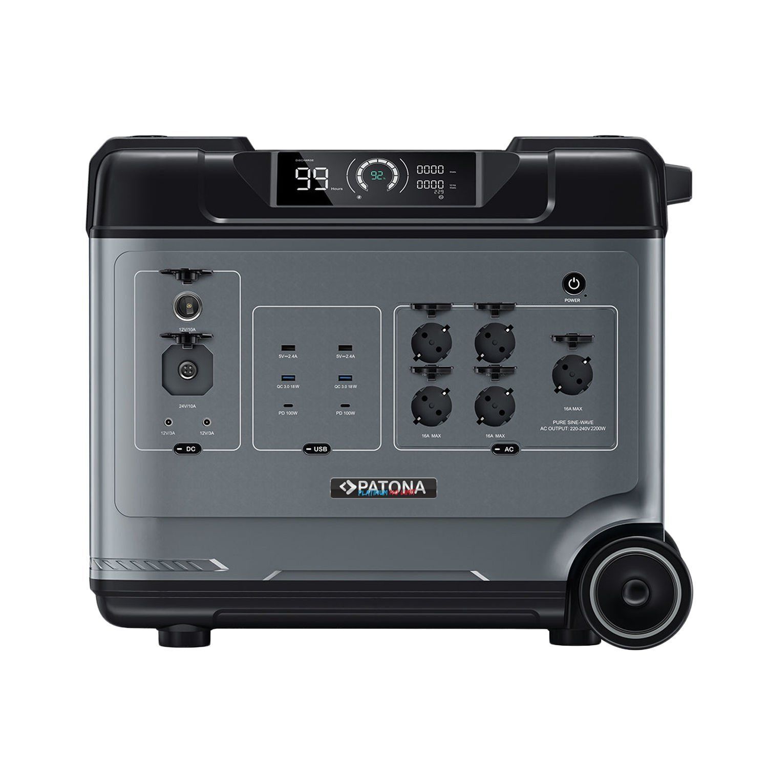 Patona 9973 Platinum Powerstation Autarc 5000 Pd100W Lifepo4