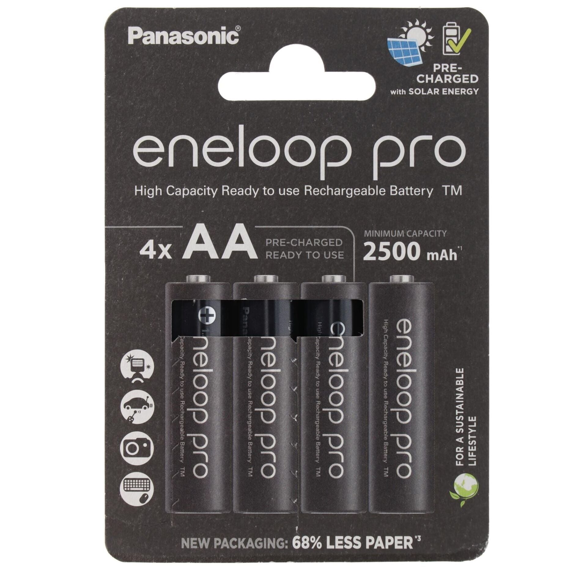 Panasonıc Eneloop (4'lü 2500 Mah 1.2V) AA Şarj Edilebilir Pil