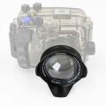 DIVEVOLK kabin ve Kompakt Kamera için sualtı geniş açı dönüştürücü Lens X0.6