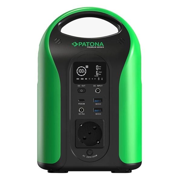 Patona 9990 Premium Taşınabilir Güç İstasyonu 300 / 300W 283Wh USB5V/3A DC12V/5A AC220V