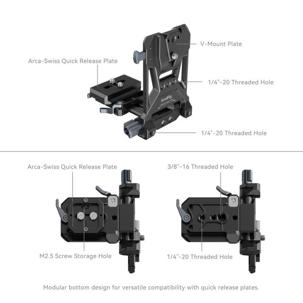 SmallRig 4064B V-Mount Pil Montaj Sistemi