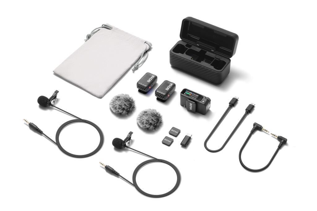 BOYA BOYAMIC 2 AI Creator Edition Çift Kişilik Kablosuz Yaka Mikrofonu