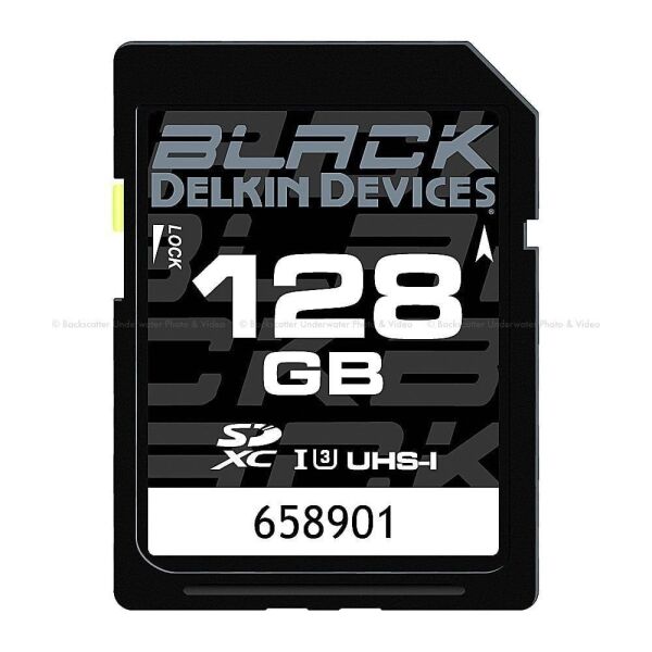 Delkin 128GB SD UHS-I V30 Black Hafıza Kartı