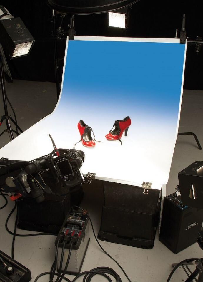 Colorama Colorgrad 315 110x170 Blue&White PVC Fon