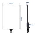 Gdx P300T BiColor Profesyonel Üçlü Youtube Yemek Videosu Makyaj Kuaför Işığı 80 Watt LED Video Panel Sürekli Işık