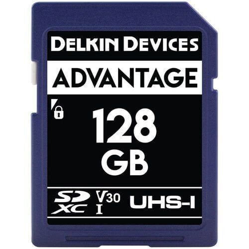 Delkin 128GB SD Uhs-I V30 Advantage Hafıza Kartı