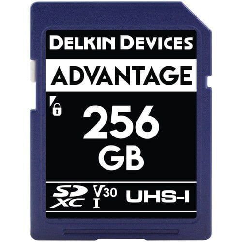 Delkin 256GB SD Uhs-I V30 Advantage Hafıza Kartı