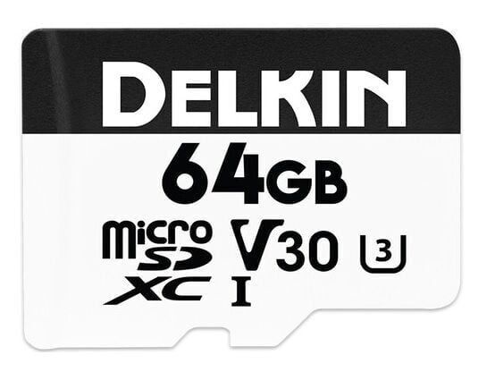 Delkin 64GB Micro SD V30 Hyperspeed Hafıza Kartı