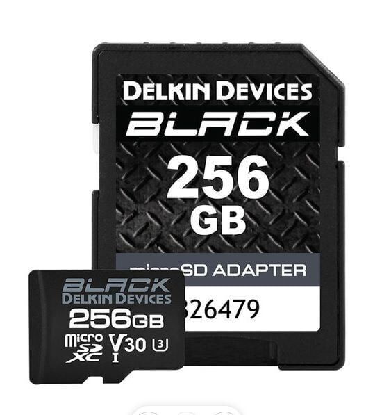 Delkin 256GB Micro SD UHS-I V30 Black Hafıza Kartı