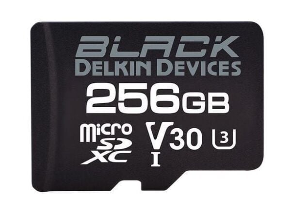 Delkin 256GB Micro SD UHS-I V30 Black Hafıza Kartı
