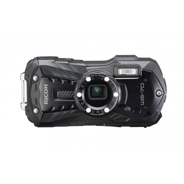 Ricoh WG-70 Amfibik Fotoğraf Makinesi (Siyah)
