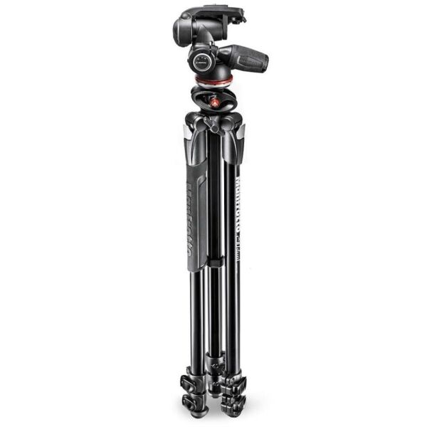 Manfrotto MK290DUA3-3W Hareketli Orta Borulu Tripod ve 3yönlü Başlıklı Kit