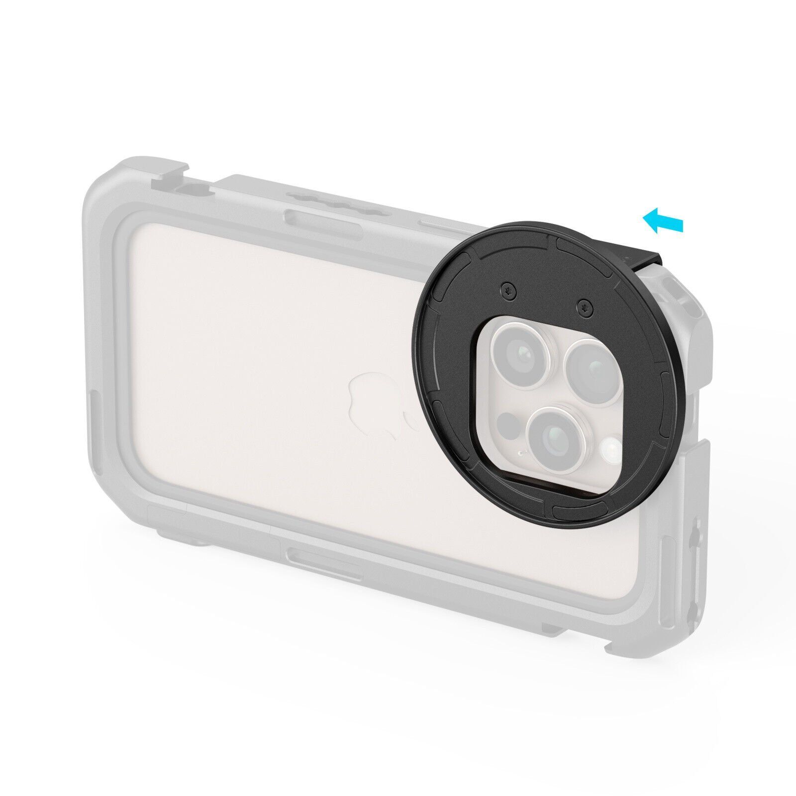 SmallRig 5010 iPhone 16 Serisi Kafesler  için 67mm Manyetik Filtre Adaptörü