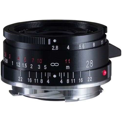 Voigtlander Color-Skopar 28mm f/2.8 Type II Aspherical Leica M Mount Lens (Siyah)