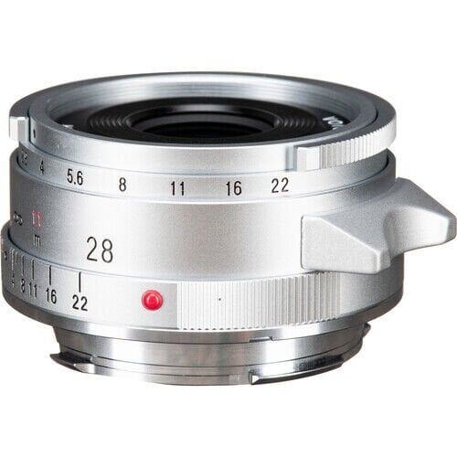 Voigtländer Color-Skopar 28mm f/2.8 Aspherical Type II Leica M Mount Lens (Gümüş)