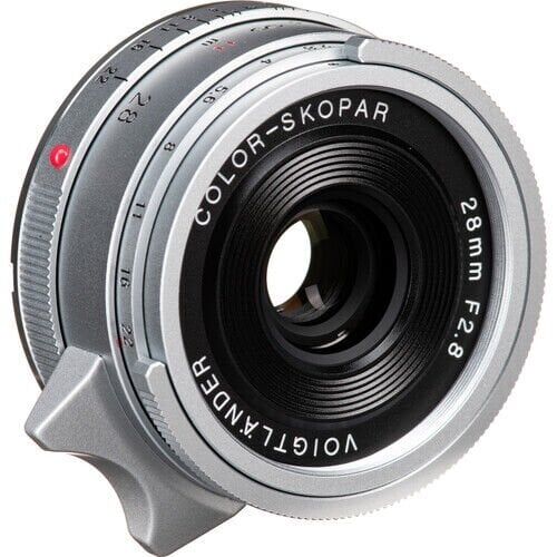 Voigtländer Color-Skopar 28mm f/2.8 Aspherical Type II Leica M Mount Lens (Gümüş)