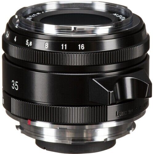Voigtlander Nokton Vintage 35mm f/1.5 Aspherical Type II VM Leica M Mount Lens (Siyah)