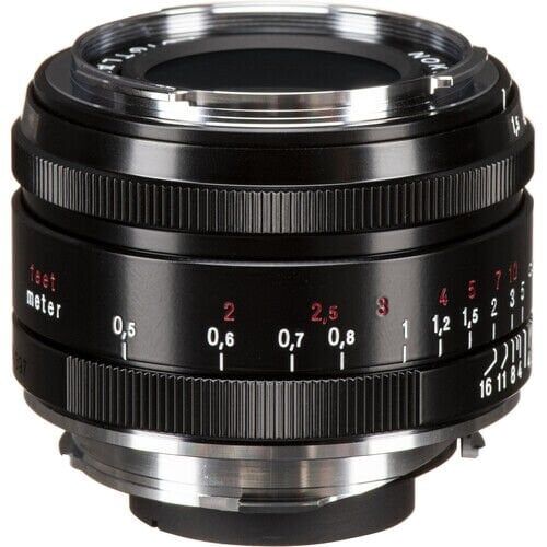 Voigtlander Nokton Vintage 35mm f/1.5 Aspherical Type II VM Leica M Mount Lens (Siyah)