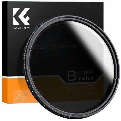 K&F Concept 37mm B-SERIES ND2-ND400 (1 ile 9 Stop) ND Filtre