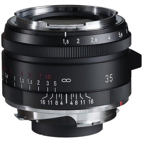 Voigtländer NOKTON 35mm f/1.5 VM I (Siyah) AL lens Leica M Mount