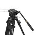 SmallRig AD-80S 5111 Profesyonel Video Tipi Tripod Kiti