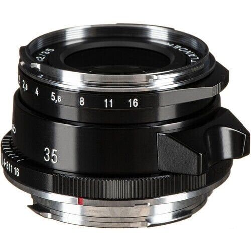 Voigtlander Ultron Vintage 35mm f/2.0 Aspherical Type II VM Leica M Mount Lens (Siyah)
