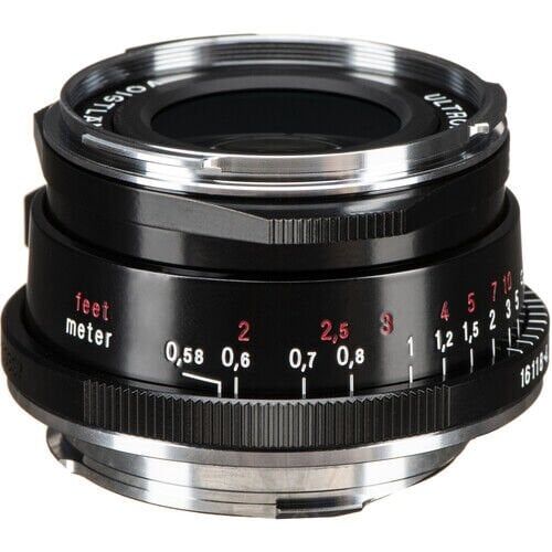 Voigtlander Ultron Vintage 35mm f/2.0 Aspherical Type II VM Leica M Mount Lens (Siyah)