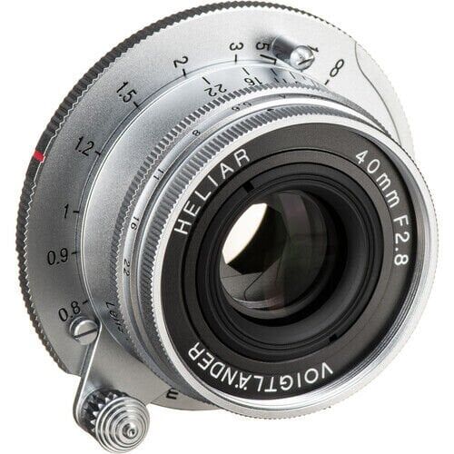 Voigtländer Heliar 40mm f/2.8 Aspherical VM Leica M Mount Lens (Gümüş)