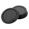 Canon Dslr Makina İçin Body ve Lens Arka Kapağı