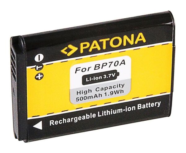 Patona 1080 Battery Samsung Bp70A 500Mah 3.7V