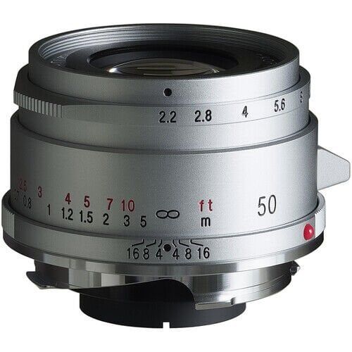 Voigtländer Color-Skopar 50mm f/2.2 VM Leica M Mount (Gümüş)