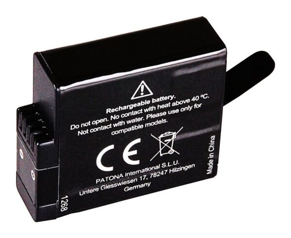Patona 1268 Premium Batarya GoPro Hero 5 Black AABAT-001 AHDBT-501 Hero 6 Hero 7
