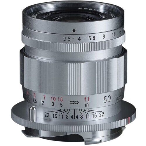 Voigtländer APO-LANTHAR 50mm f/3.5 VM II (Gümüş) lens Leica M Mount