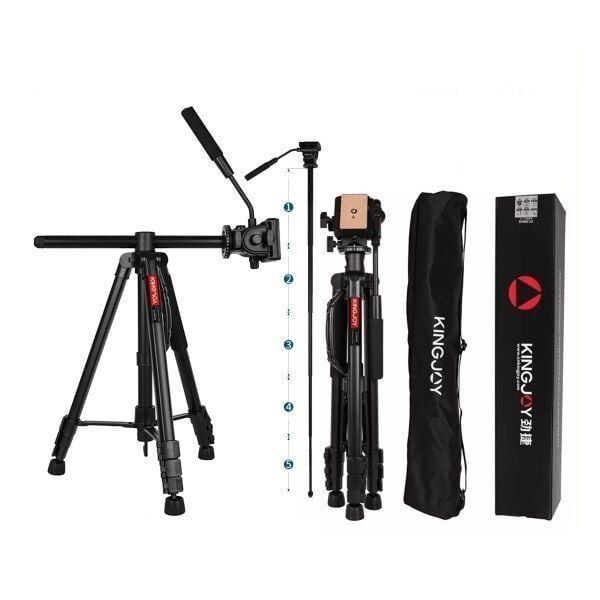 Kingjoy VT-890H6  Video Kamera için Deve Boyu Tripod