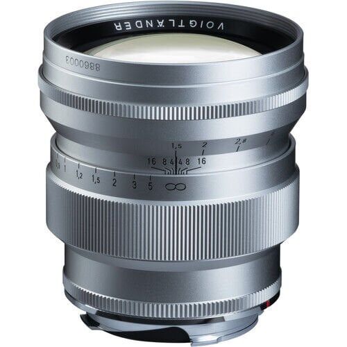 Voigtländer Nokton 75mm f/1.5 VM Leica M Mount Lens (Gümüş)
