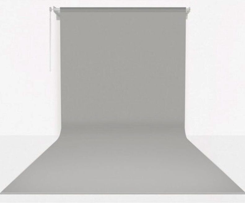 Fotexon  Kumaş Üzerine Boyama Gri Fon 270 x 580 cm