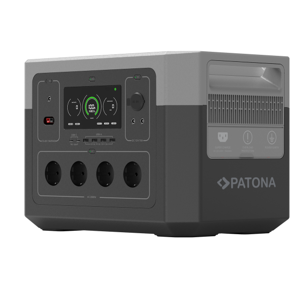 Patona 9983 Platinum Powerstation Autarc 2000W Pd100W Usb5V/3A Dc12V/10A