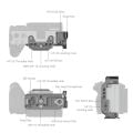 SmallRig 4772 Sony FX3 / FX3A / FX30 için ''HawkLock'' Hızlı Çıkarma Yarım Kafesi