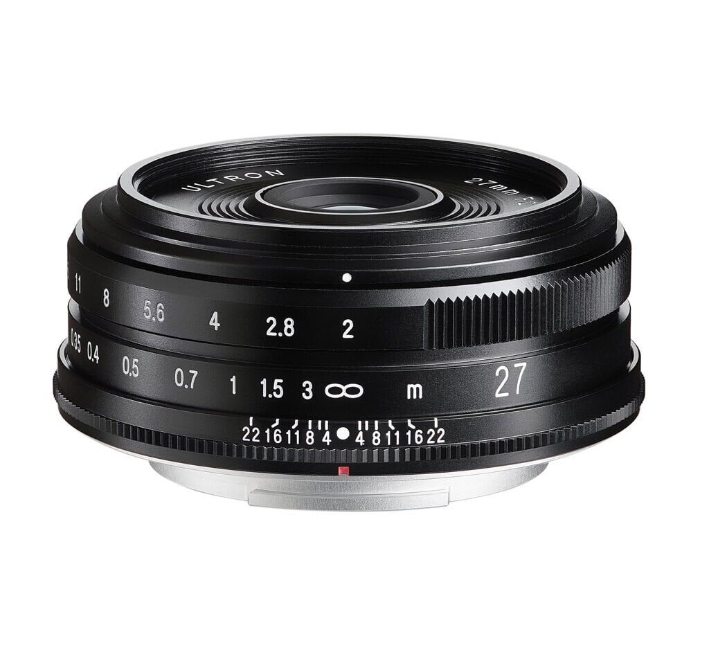 Voigtländer Ultron 27mm f/2.0 Fuji X Mount Lens (Siyah)