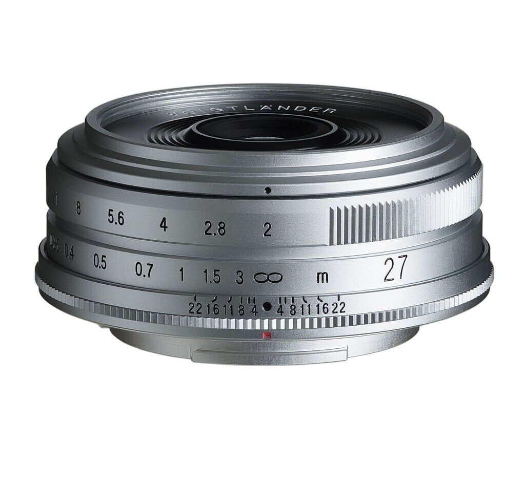 Voigtländer Ultron 27mm f/2.0 Fujifilm X Mount Lens (Gümüş)