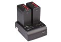 Swit S-3602U 2-ch SONY BP-U Batarya Şarj Cihazı ve Adaptör