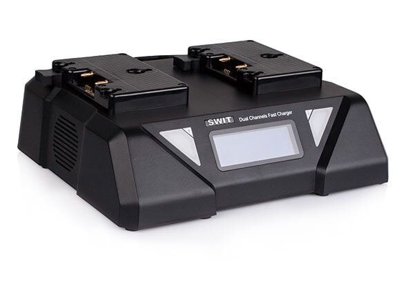 Swit S-3812A 2-ch Gold mount Super Hızlı Şarj Cihazı