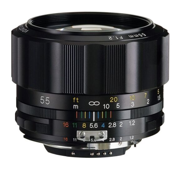 Voigtländer Nokton 55mm f/1.2 SL-II S Nikon AI-S F Mount Lens