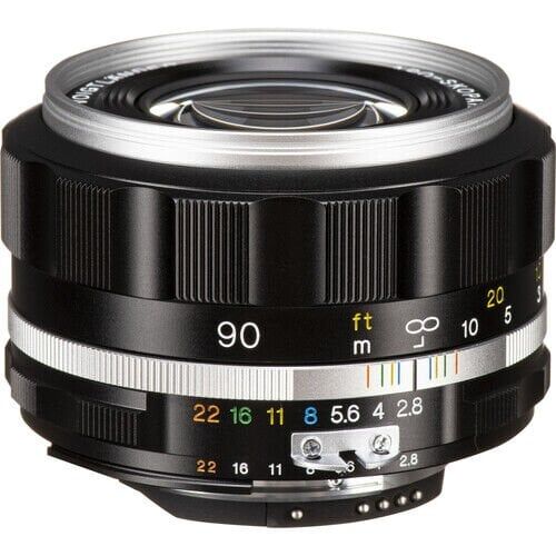 Voigtländer Apo-Skopar 90mm F2.8 SLIIs AIS  Nikon F Mount (Gümüş)