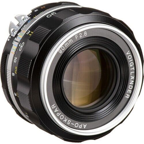 Voigtländer Apo-Skopar 90mm F2.8 SLIIs AIS  Nikon F Mount (Gümüş)