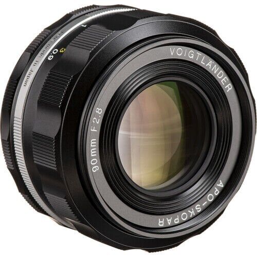 Voigtländer Apo-Skopar 90mm f/2.8 SL-II S Nikon AIS F Mount Lens (Siyah)